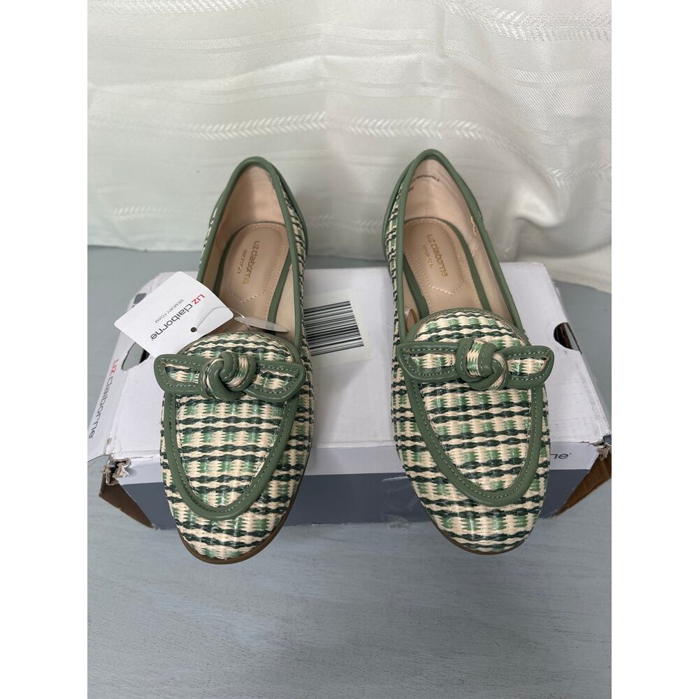 Liz Claiborne Granby Round Toe Loafers Green Multi Womens Size 5.5M - Picture 2 of 15